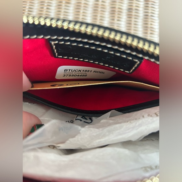 Dooney & Bourke Tucker Domed Crossbody Red - Picture 9 of 10
